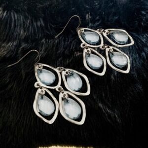 Elegant Silver Drop Earrings